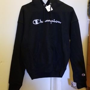 Champion Black Sweater (Medium)